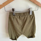 Olive Shorts with Pocket / 0-3m