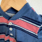 Navy and Red T-Shirt with Buttons / 6m