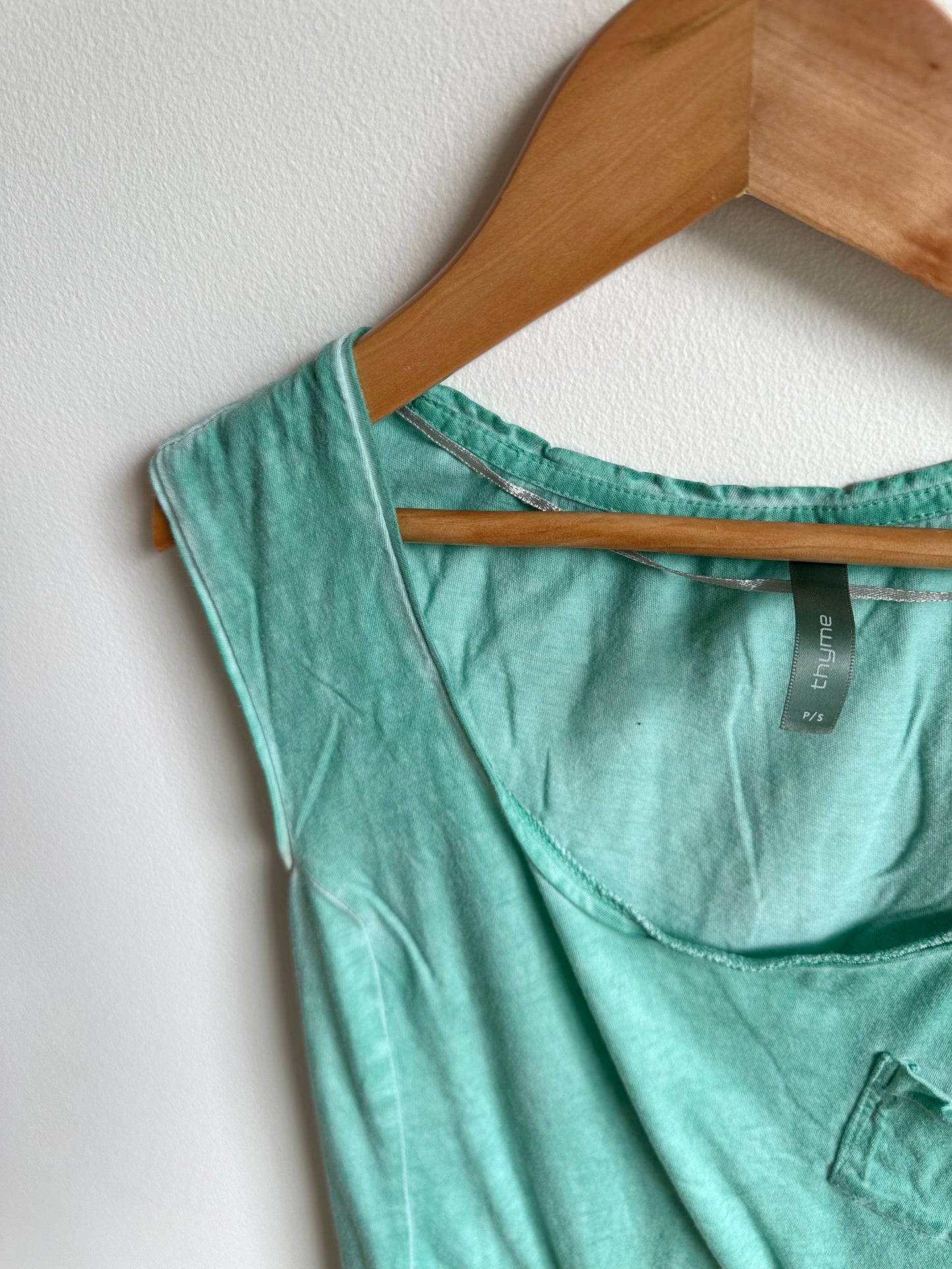 Thyme Green Maternity Top / Small