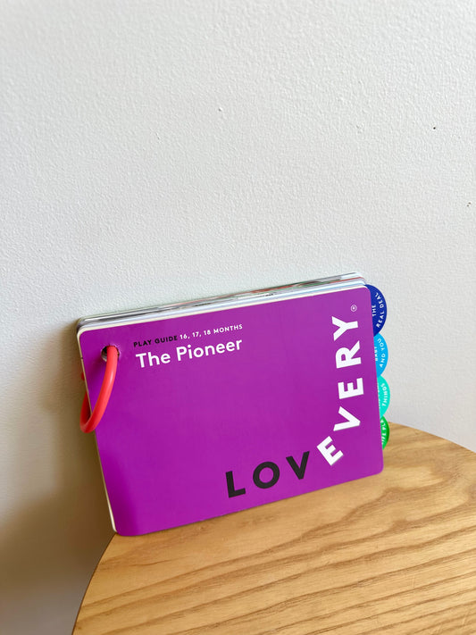 Lovevery "The Pioneer" Play Guide Book / 16-18 months