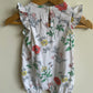 Plants & Flower Romper / 3-6m