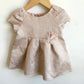 Tan Shimmering Formal Dress / 12-18m