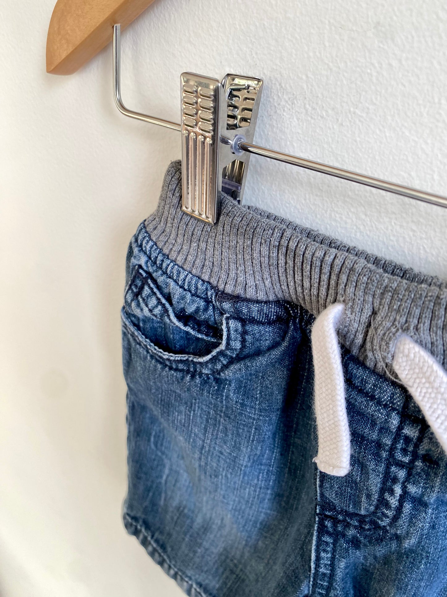 Denim Jeans with Drawstring / 12-18m
