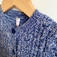 Blue Button Up Sweater / 3T