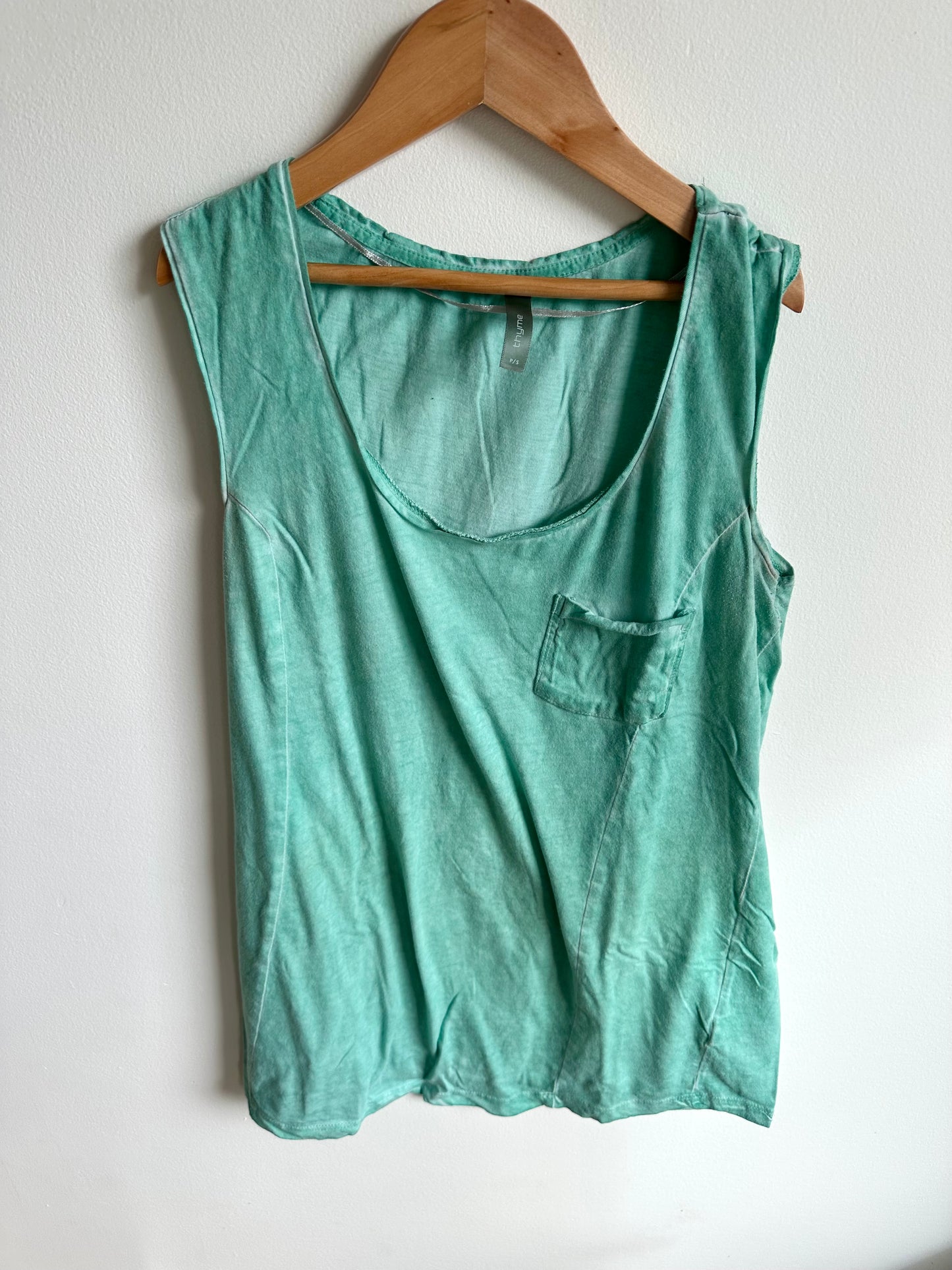 Thyme Green Maternity Top / Small