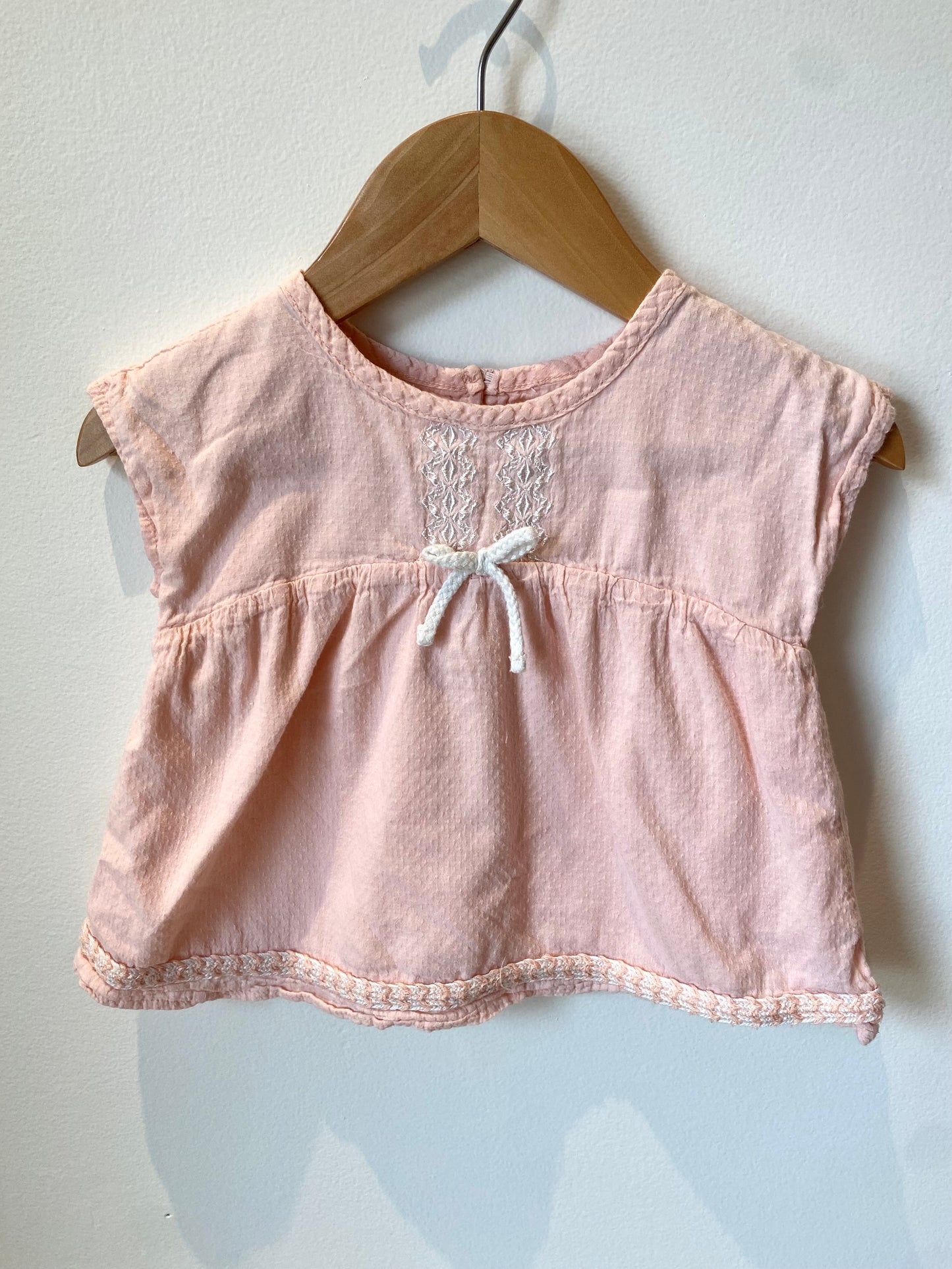 Pink Billowy Shirt / 6-12m