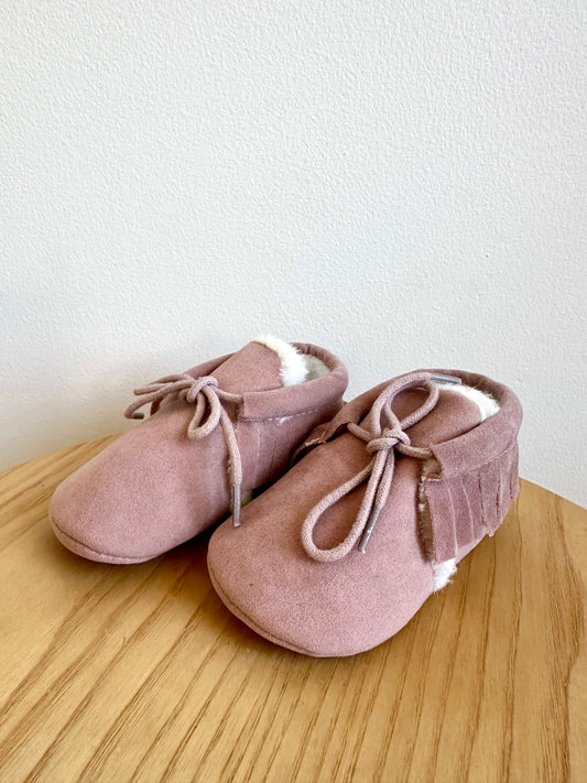 Blush Soft Sole Mocs / 6-12m