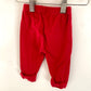 Red Bow Heel Pants / 3-6m
