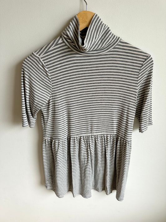 Striped Stretchy Maternity Shirt / Small