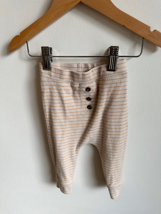 Yellow Stripe Pants / 6-12m