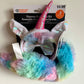 3 Piece Fuzzy Unicorn Kit - Pink Headband, Bow + Tail