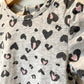 Long Sleeve Heart Print Shirt / 18-24m