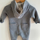 Carhartt Grey Hooded Jumpsuit / 6m