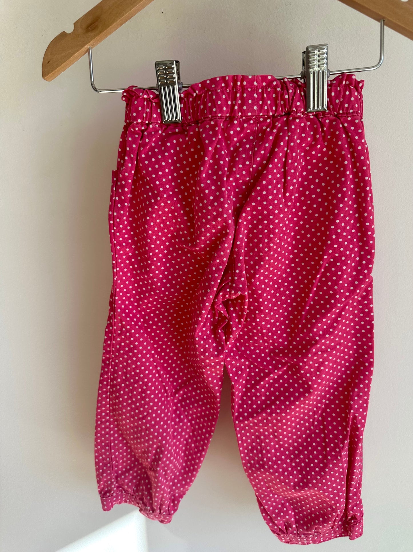 Pink Polkadot Pants / 2T