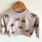 Cream Elephant Crewneck / 12-18m