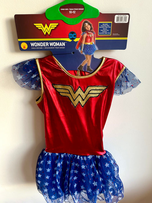 Wonder Woman Costume - (Tags On) / 10-12 years