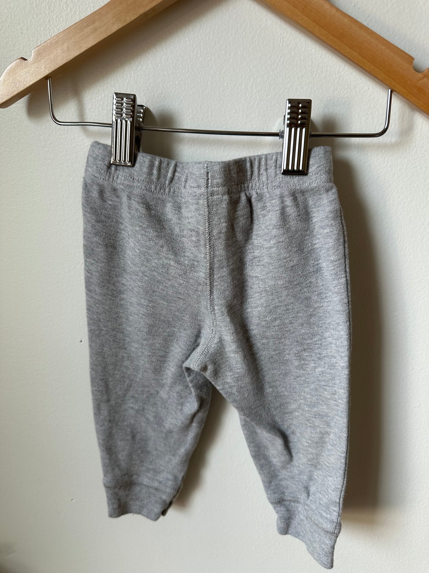 Grey Pants with Buttons / 3-6m