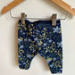 Zara Blue Floral Leggings / 3-6m