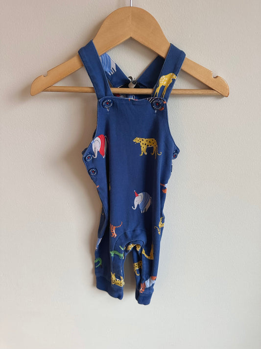 Joules Blue Animal Overall Jumpsuit / 3-6m
