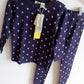 NEW Parade Navy Lightning Sleeve PJ Top + Bottoms Set / 3-4 Years