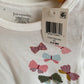 Butterfly White Shirt / 6-12m