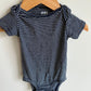 Navy Striped Bodysuit / 3-6m