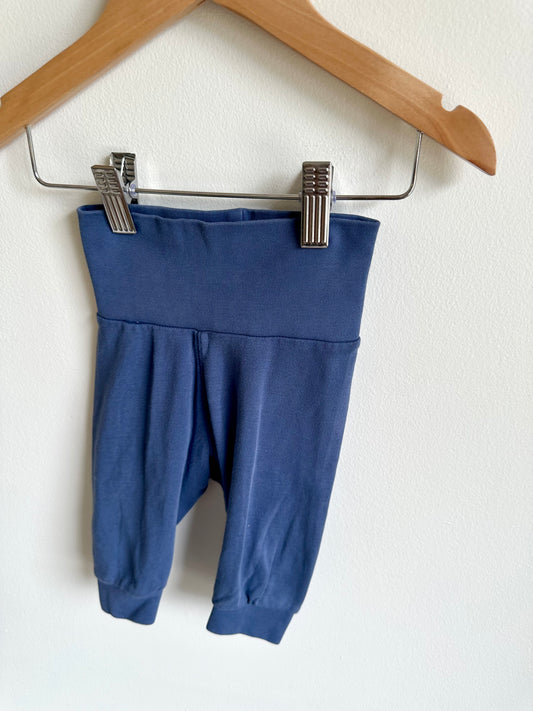 H&M Blue Organic Cotton Pants / 4-6m