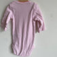 Soft Pink Long Sleeve Bodysuit / 0m