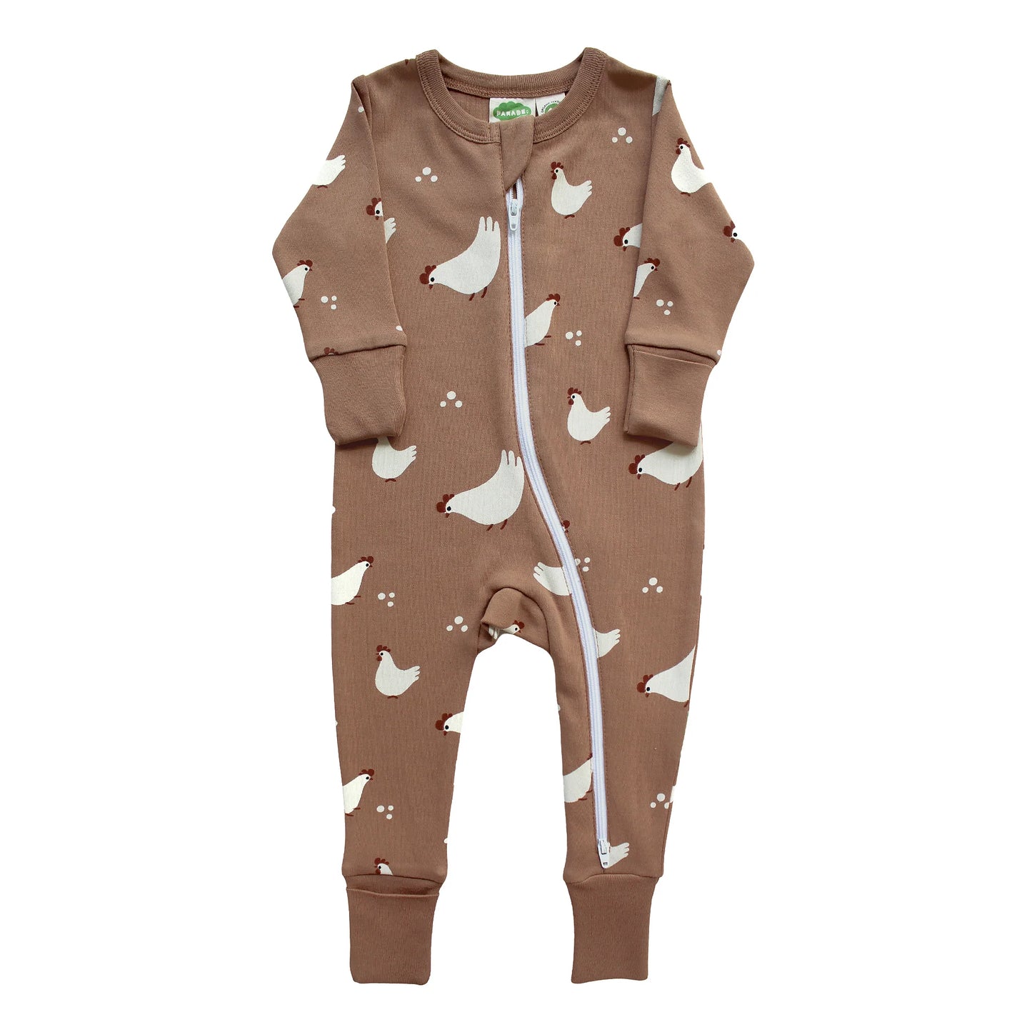 Organic Long Sleeve Chickens Sleeper (New Retail Item)/ 6-12m