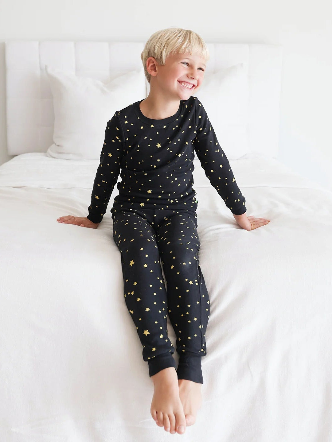 Parade Organic Long Sleeve Stars PJ Set (New Retail Item)/ 3-4T