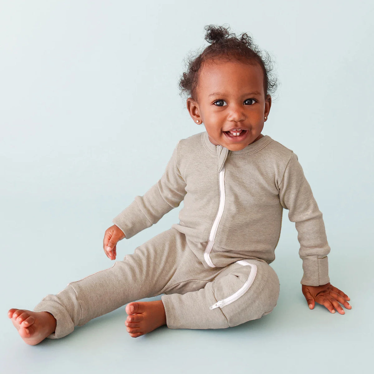 Parade Organic Snuggle Soft Sleeper - Fawn Melange (New Retail Item) / 3-6m