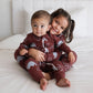 Organic Long Sleeve Chocolate Dino Sleeper (New Retail Item)/ 18-24m