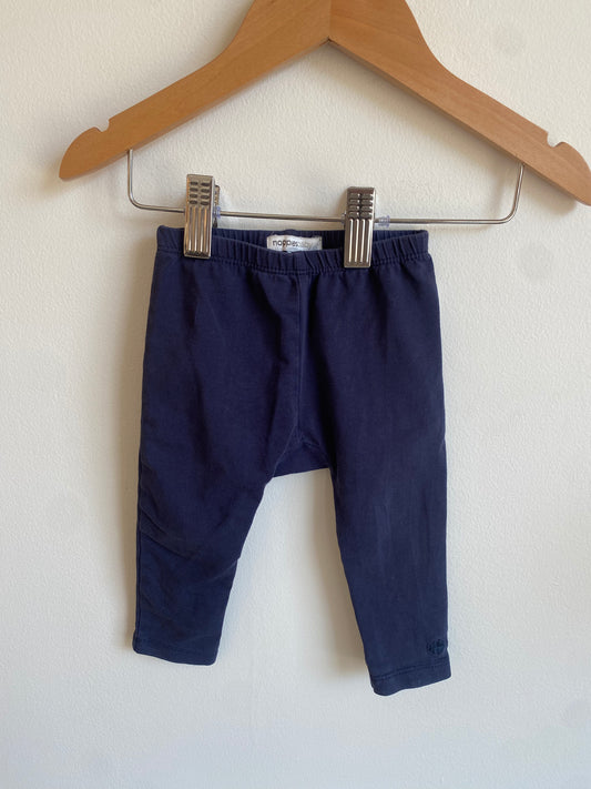 Blue Stretchy Pants / 6m