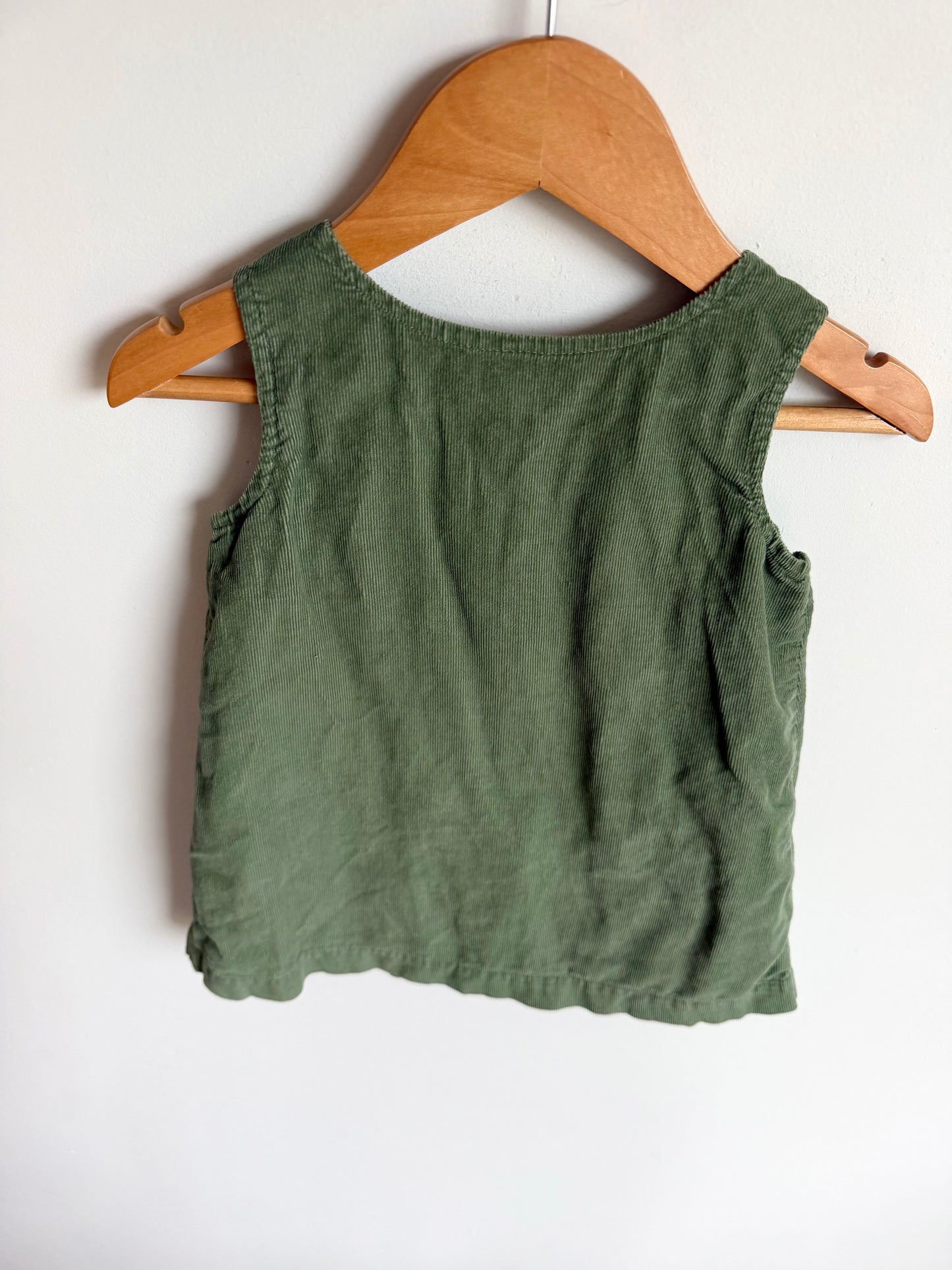 Green Pocket Dress / 18-24m