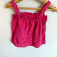 Pink Eyelet Top / 3T