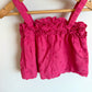 Pink Eyelet Top / 3T
