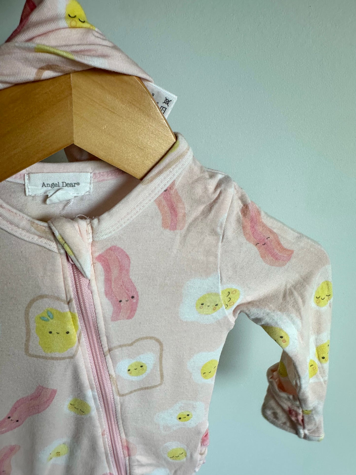 Angel Dear Breakfast Bamboo Sleeper + Headband Set / 0-3m