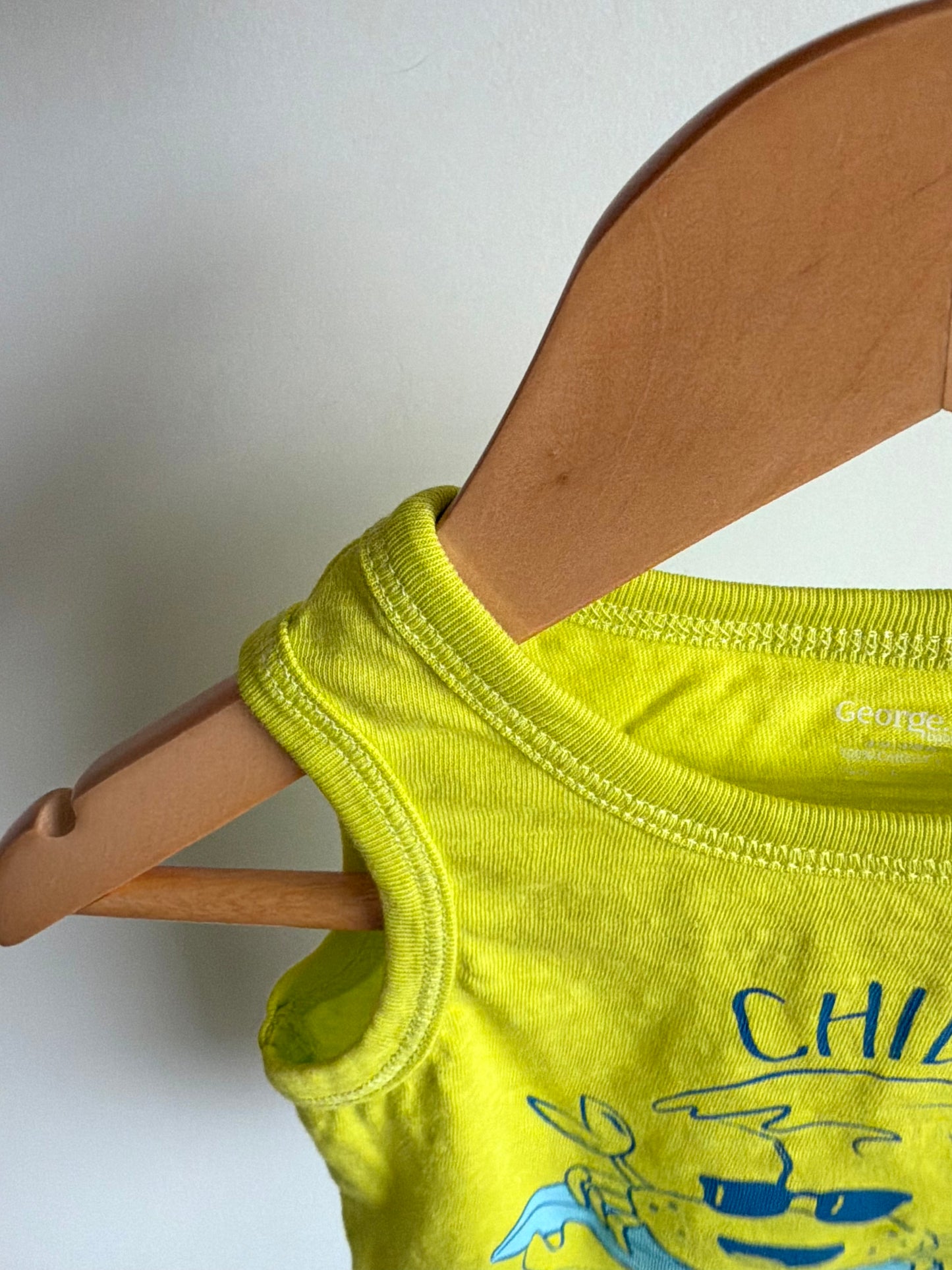 Chill Like Dad Sleeveless Top / 12-18m