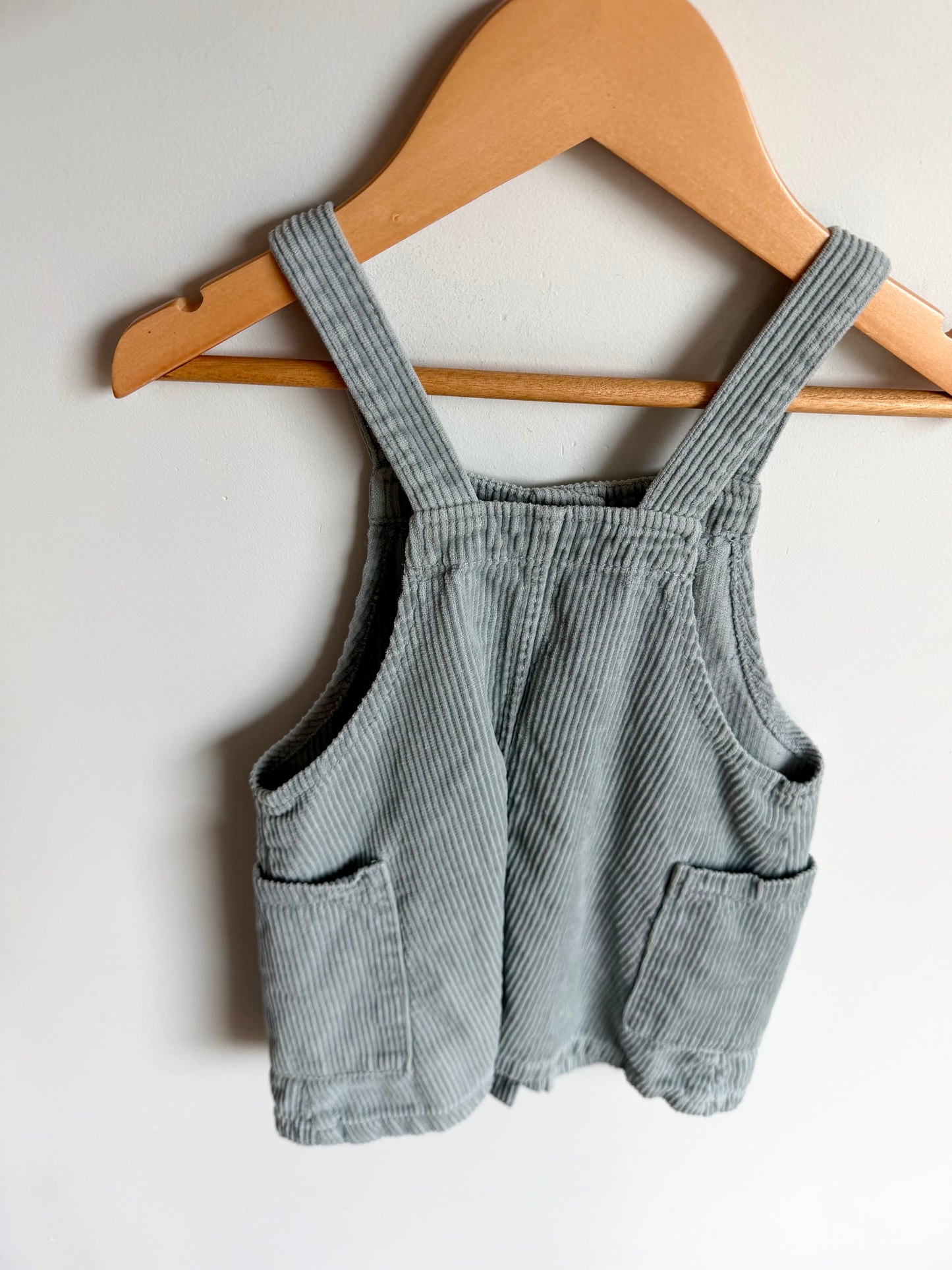Frosty Blue Overall Dress / 2-3T