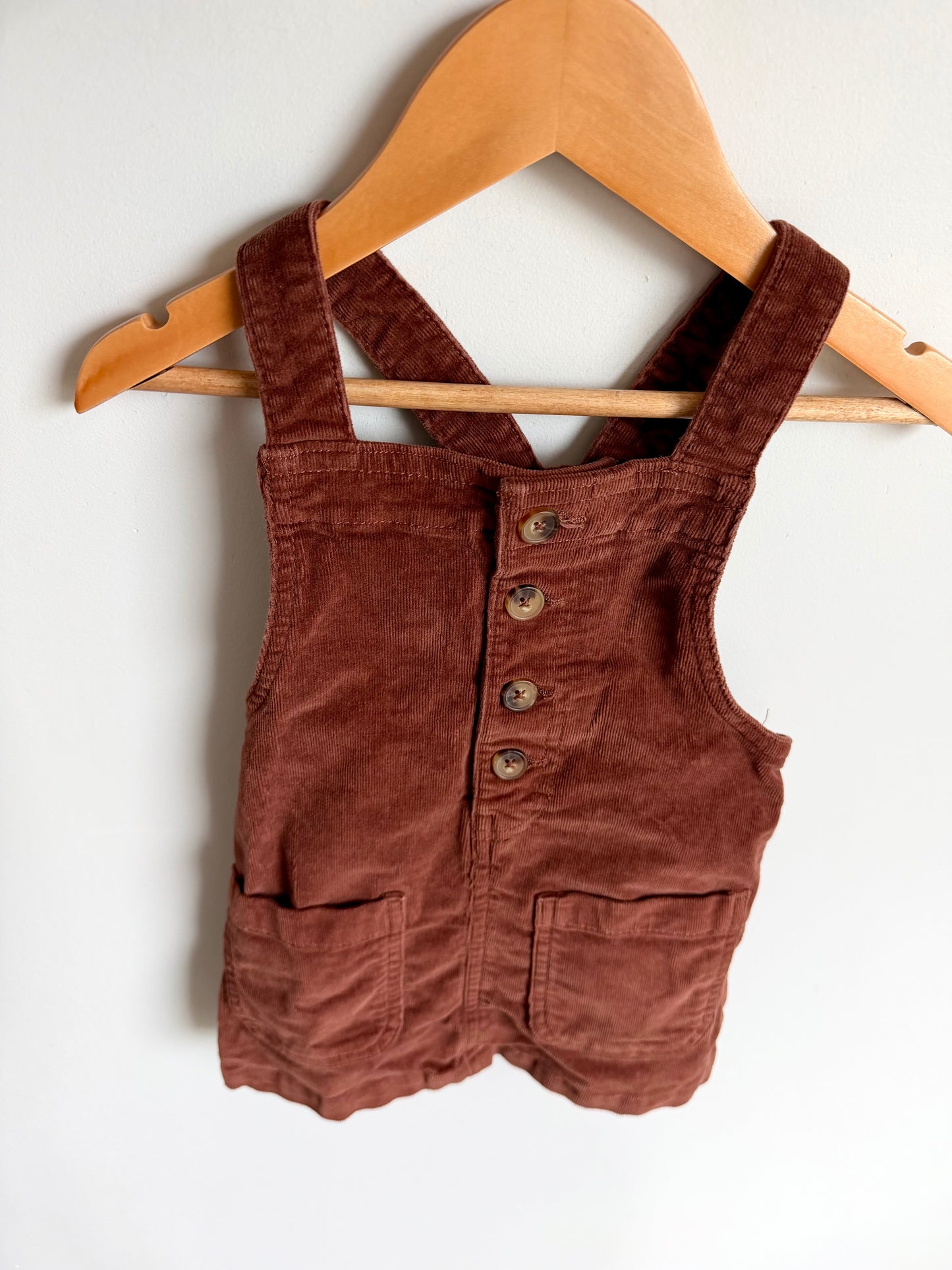 Chestnut Overall Dress / 2T