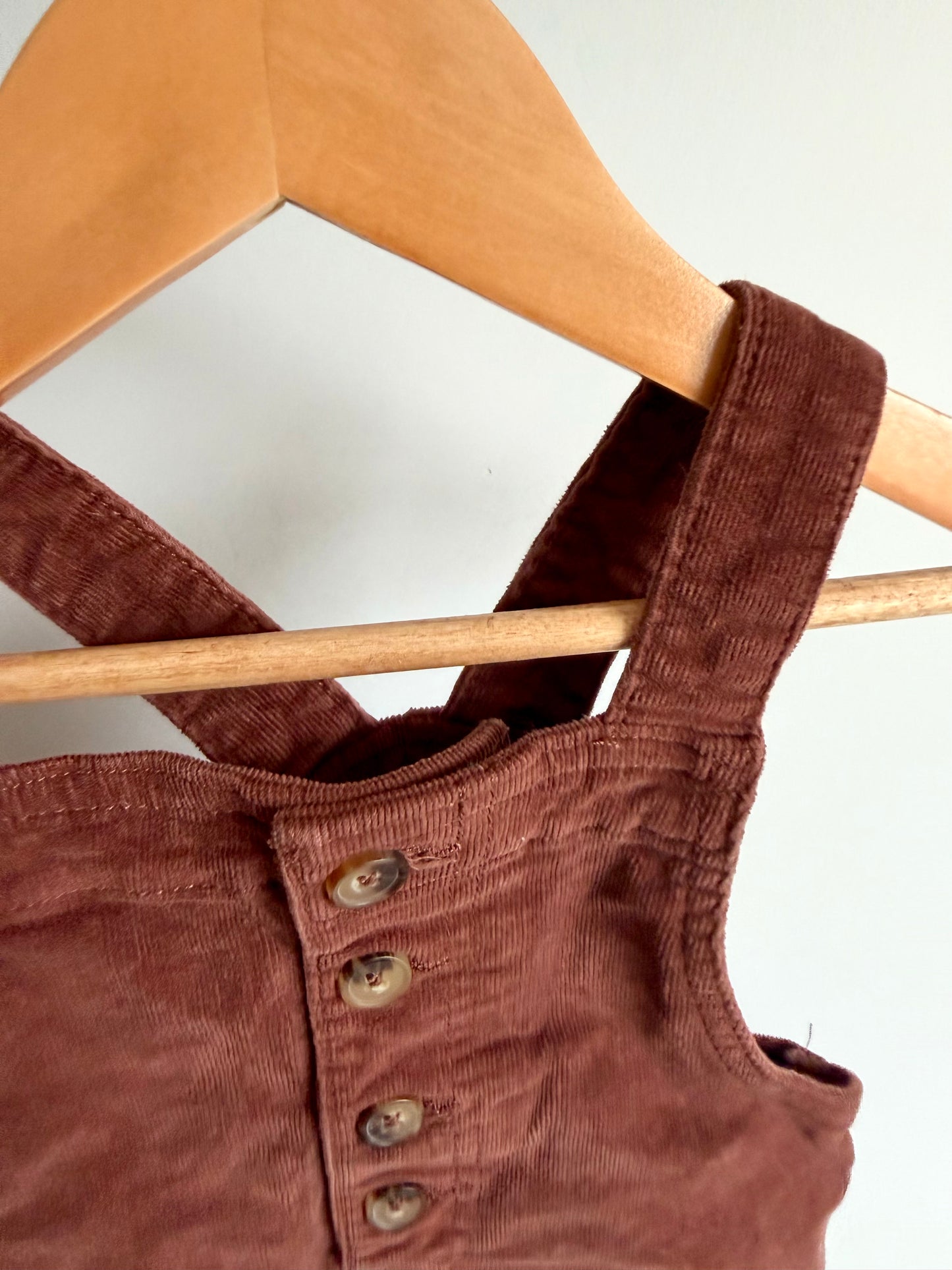 Chestnut Overall Dress / 2T
