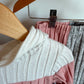 Grey, Pink, White Hoodie + Pants Set / 18-24m
