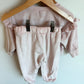 Pink Velour Top + Pants Set / 18m