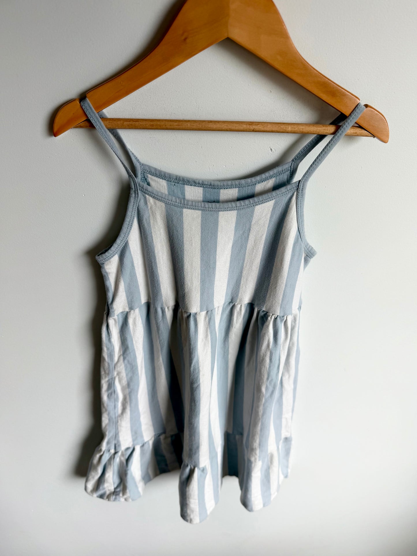 Blue + White Striped Dress / 5 years