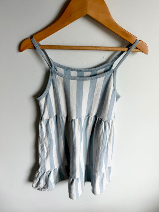 Blue + White Striped Dress / 5 years