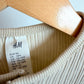 H&M Cream Ribbed Long Sleeve / 12-18m