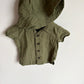 Olive Collared T-shirt + Sun Hat Set / 3m