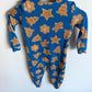 Gingerbread Footless Sleeper / 12-18m
