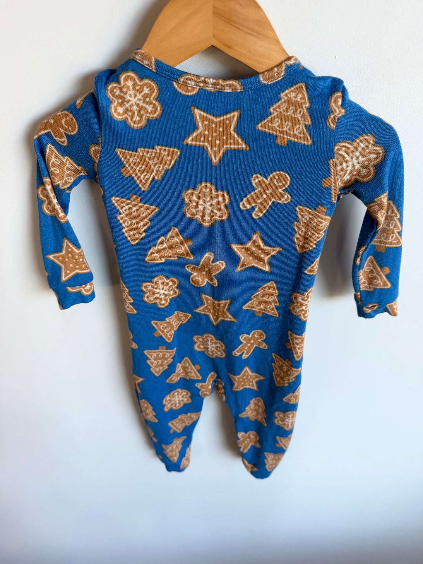 Gingerbread Footless Sleeper / 12-18m