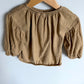 Embroidered Floral Tan Top / 18-24m